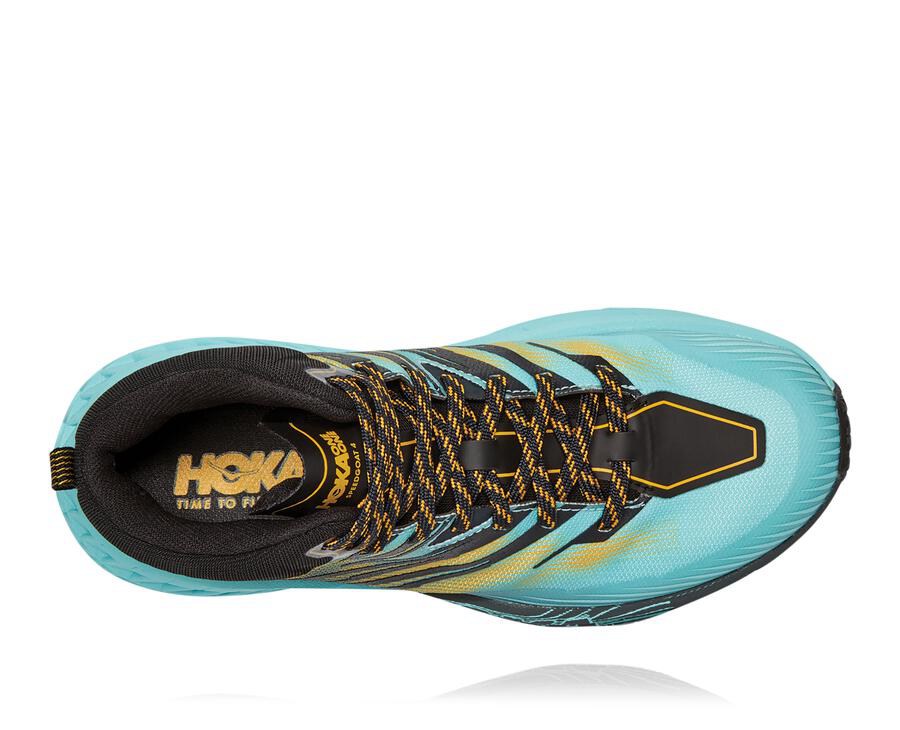 Hoka One One Trailsko Dame - Speedgoat Mid Gore-Tex 2 - Blå - 905431IST